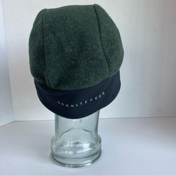 Vintage 90s Granite Gear Fleece Hat Rare Korea Made Spell Out Logo Unisex Medium - Picture 3 of 8